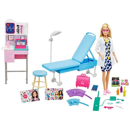 Barbie GWV01 Medical Doctor Doll & Playset