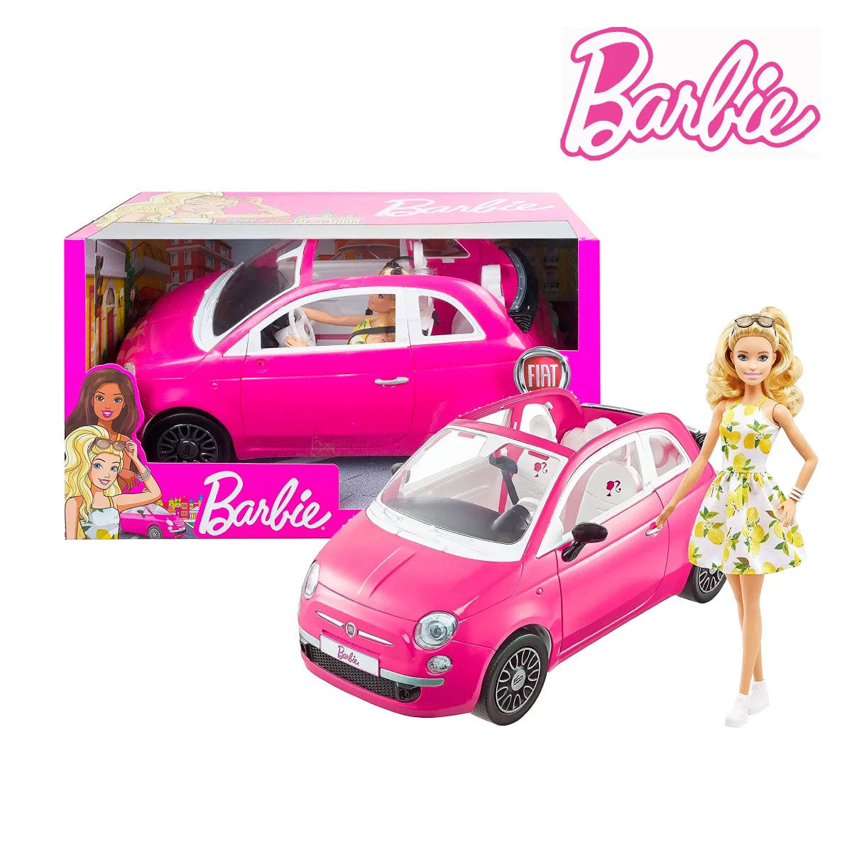 Barbie GXR57 Fiat 500 Doll and Vehicle