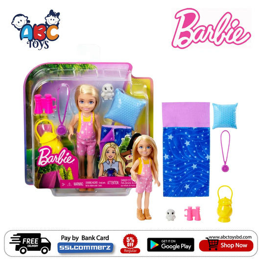 Barbie HDF77 Chelsea Camping Doll