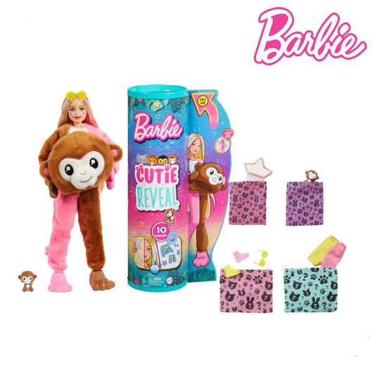 Barbie HKR01 Cutie Reveal Jungle Series Doll Big