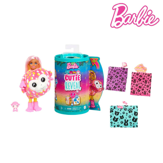 Barbie HKR14 Cutie Reveal Jungle Series Doll small