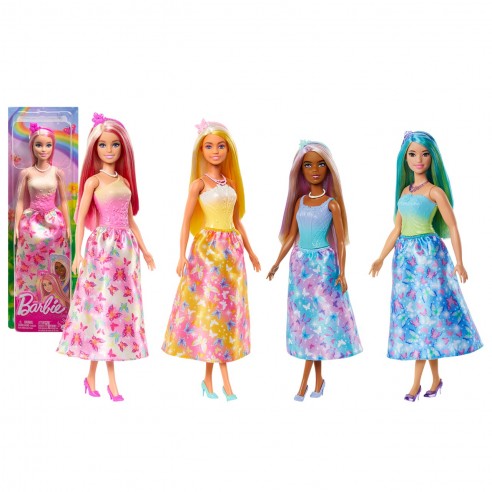 Barbie HRR07 Princes Core Royal Doll Asst (3Y+)