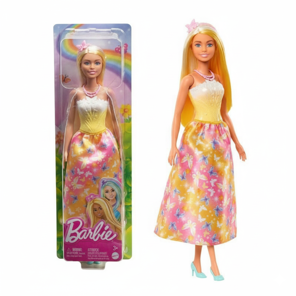 Barbie HRR07 Princes Core Royal Doll Asst (3Y+)