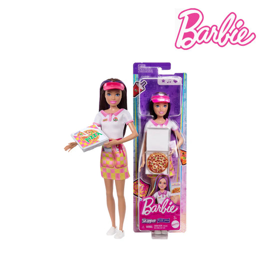 Barbie HTK36 Skipper Pizzeria Waitress Doll With Accessories