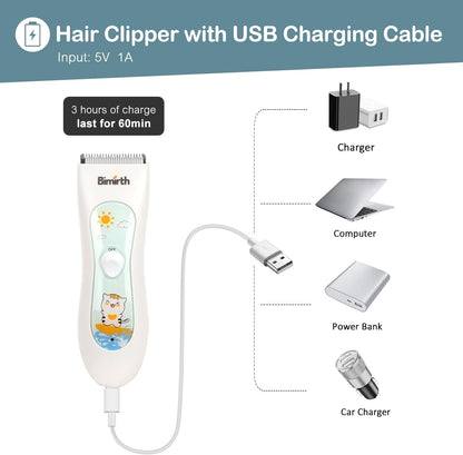 Bimirth Kids Waterproof Hair Clippers (S401011)