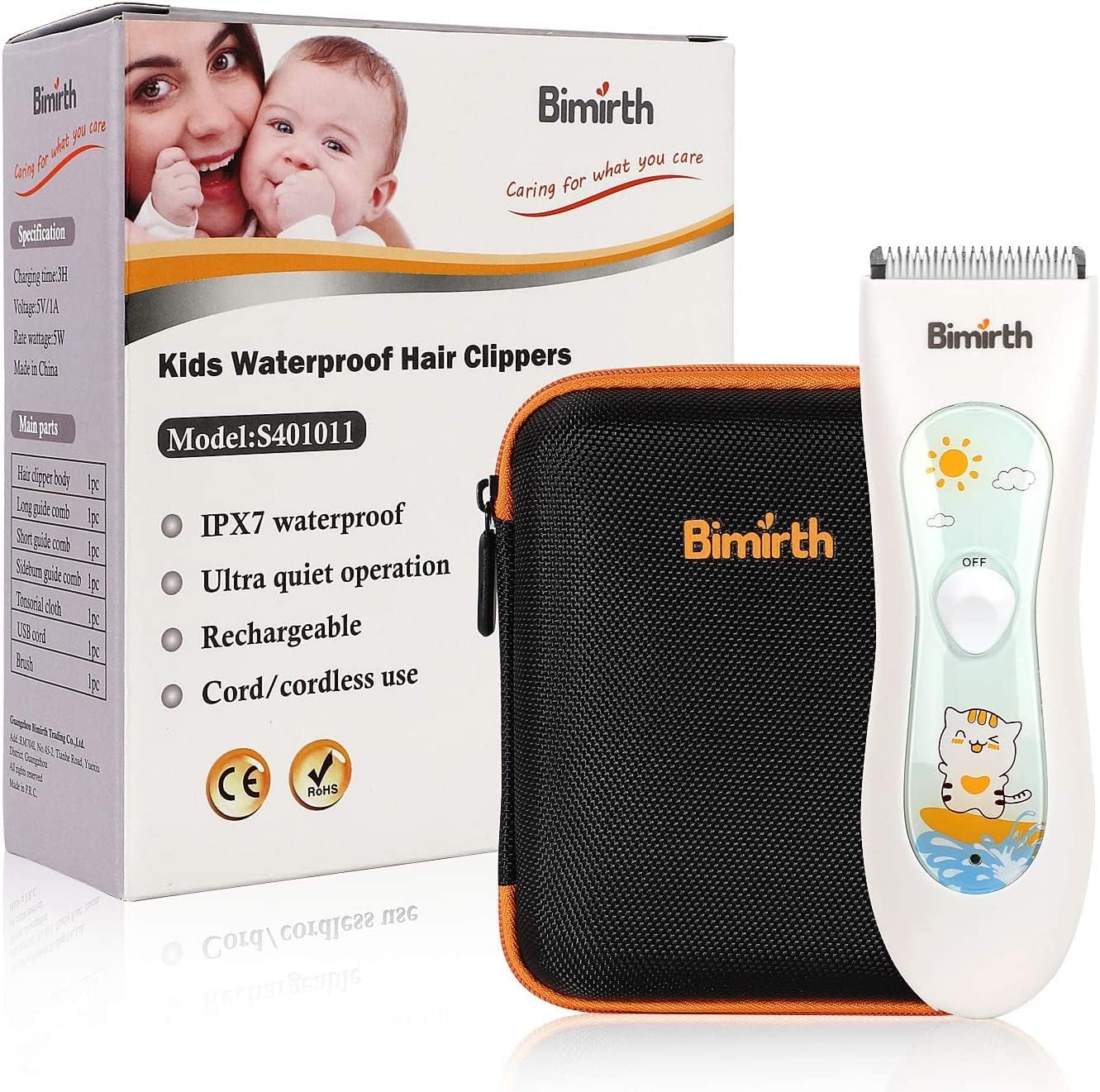 Bimirth Kids Waterproof Hair Clippers (S401011)