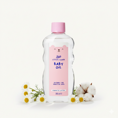 Boots Little + Loved Baby Oil 300ml