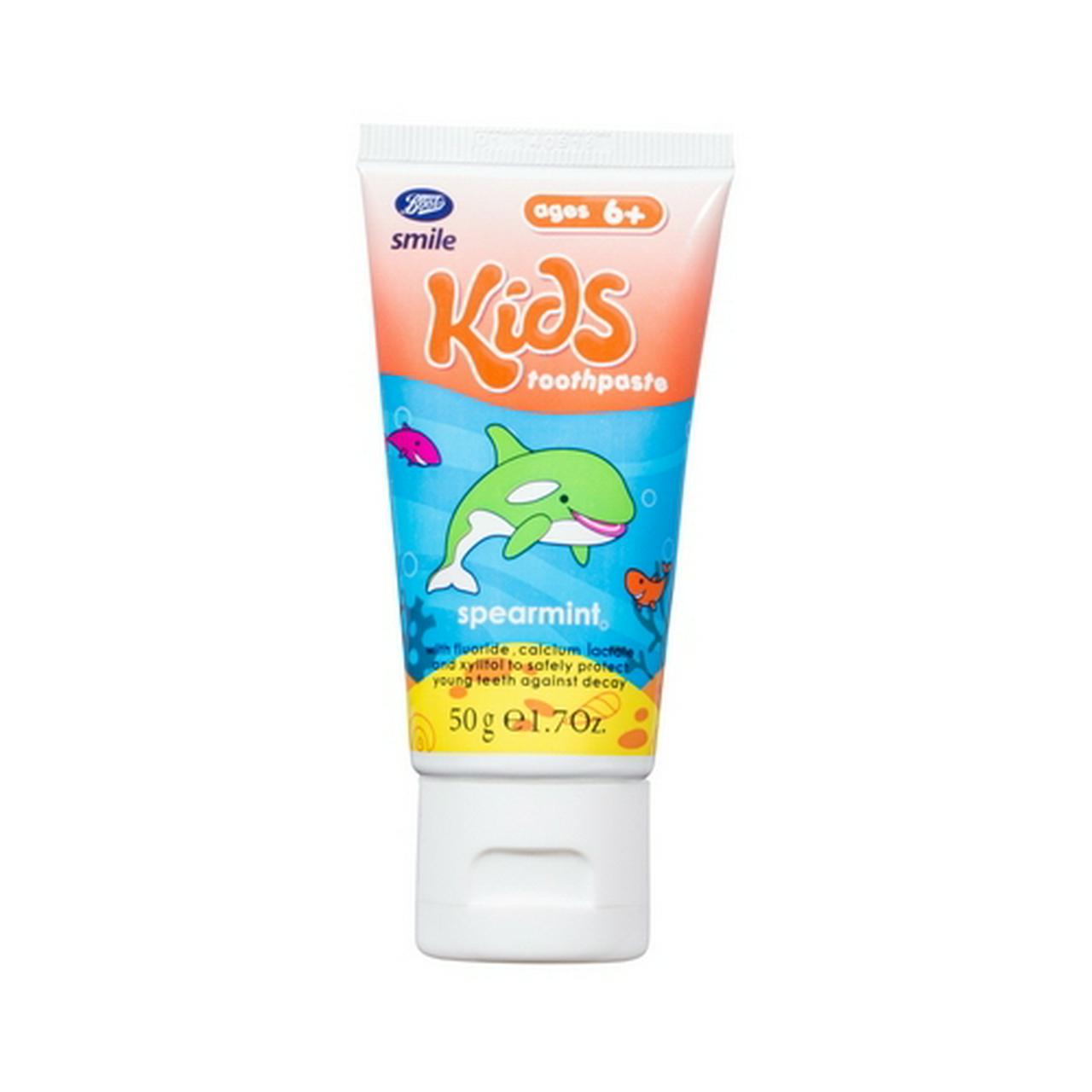 Boots Smile Kids Toothpaste Age 6+ Spearmint 50g