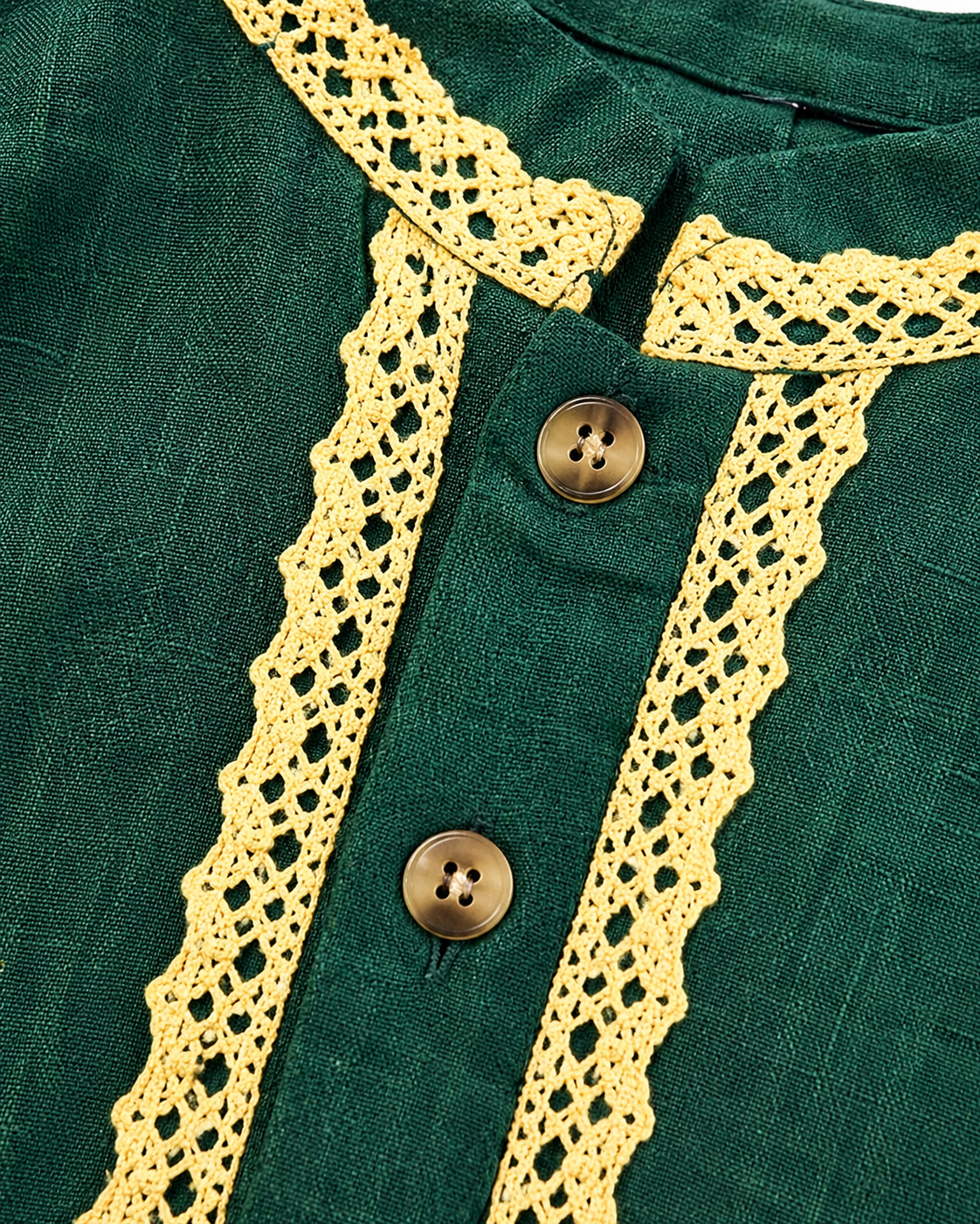 Boys' Bottle Green Ethnic Festive Kurta Panjabi (4-5Y)