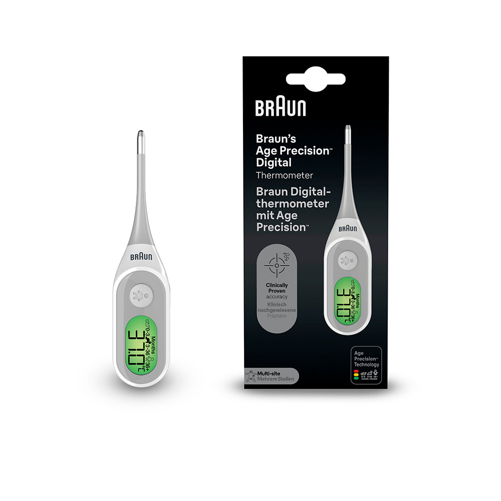 Braun Digital Stick Thermometer with Age Precision