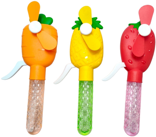 Bubble Toy For Kids With Cute Mini Hand Fan 1pc