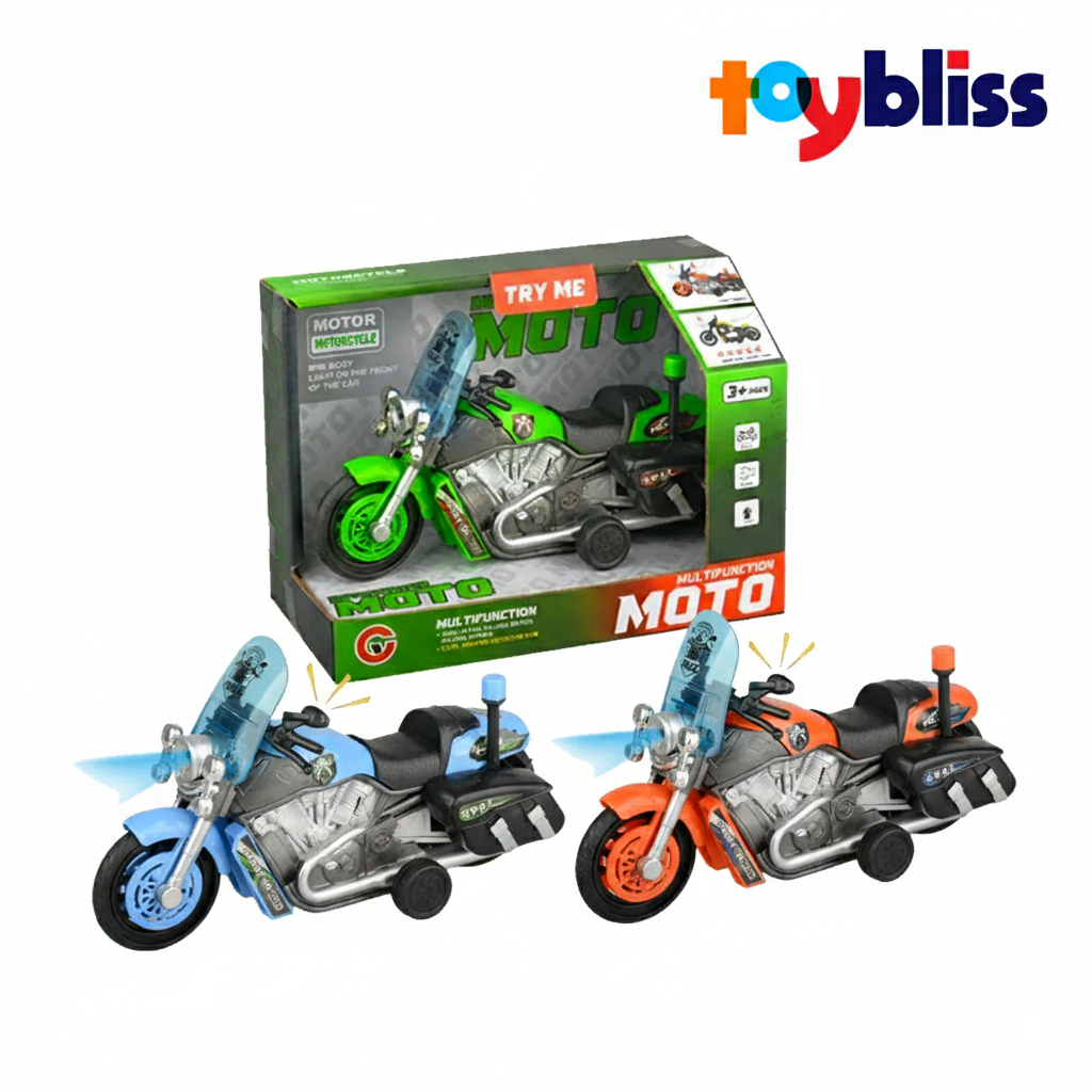 CG Multifunction B/O Moto Bike with Lights & Sound (9867-2C) 3Y+