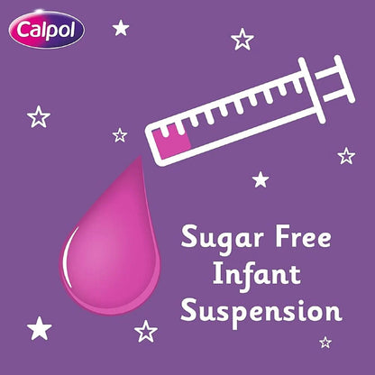 Calpol Sugar Free Infant Suspension Strawberry Flavor 100ml