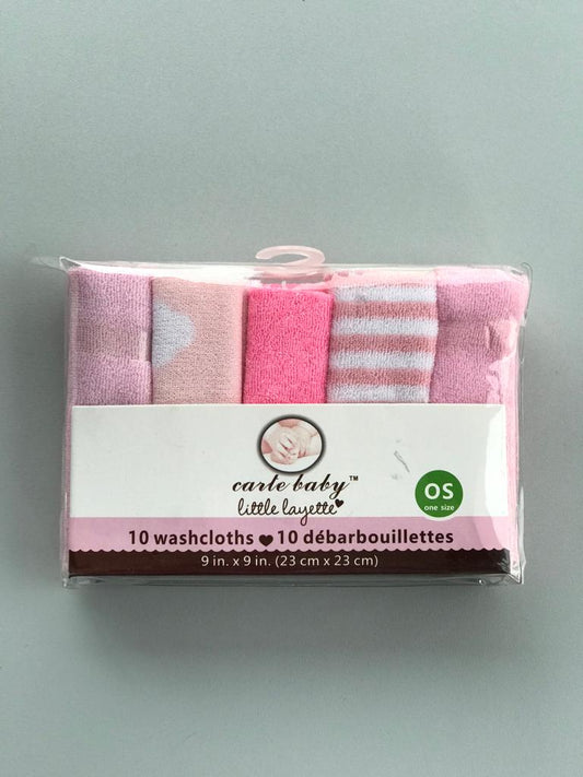 Carte Baby 10 Pcs Washcloths Pack