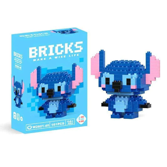Cartoon Mini Blocks Puzzle Toy Set (W2601-40) 161pcs 6y+