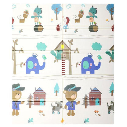 Children Double Sided Folding Play Mat (180 cm×200 cm)