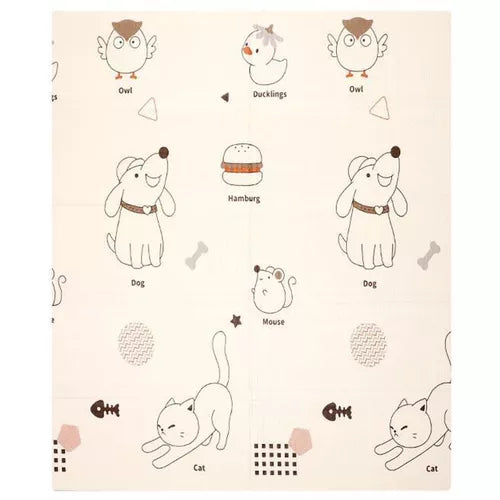 Children Double Sided Folding Play Mat (180 cm×200 cm)