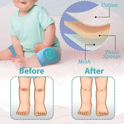 Children's Anti-slip Knee Pads(0-1y) Cyan- S
