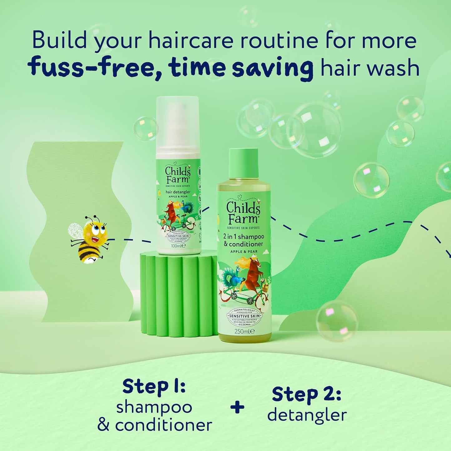 Childs Farm 2 in 1 Shampoo & Conditioner Apple & Pear 250ml