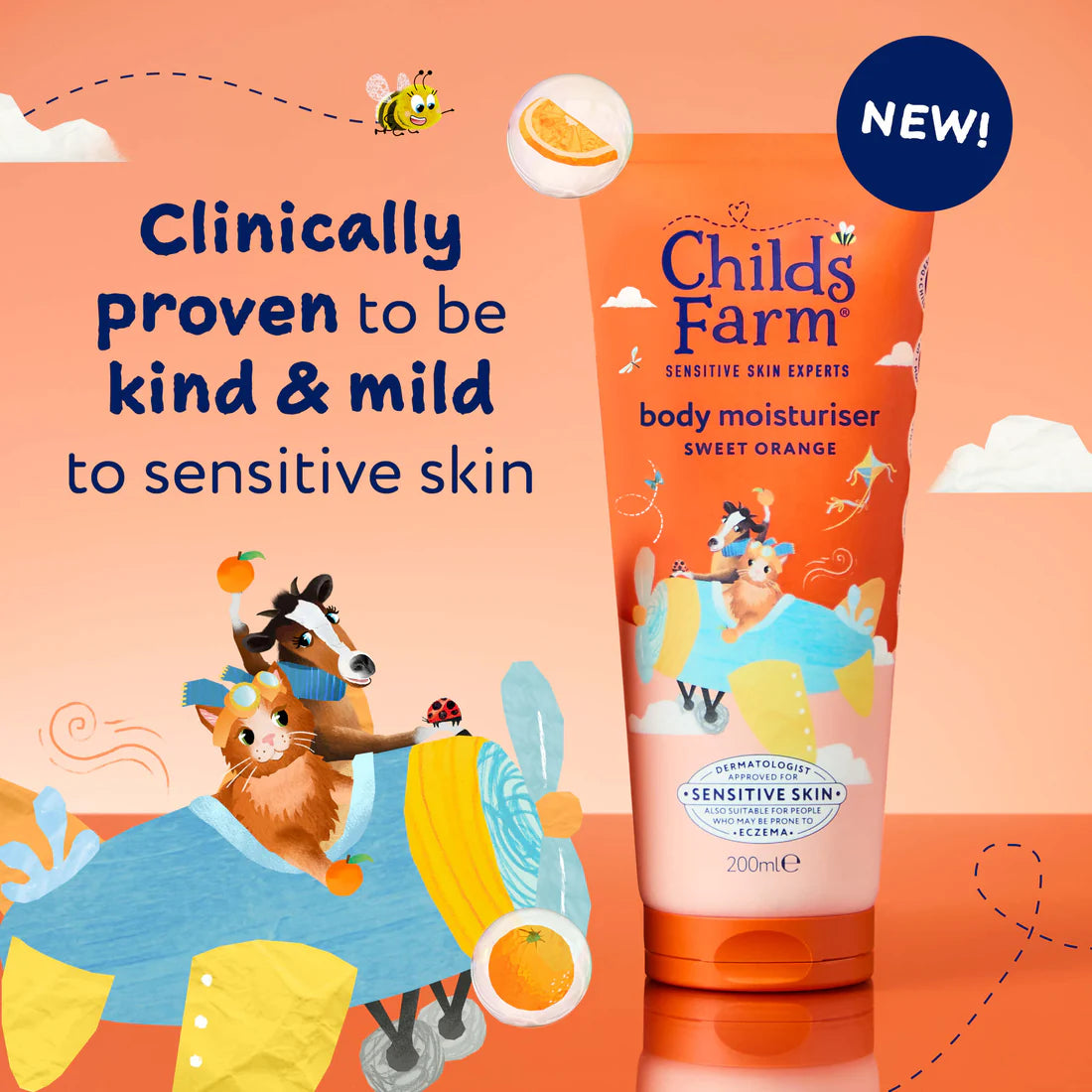 Childs Farm Body Moisturizer Sweet Orange 200ml