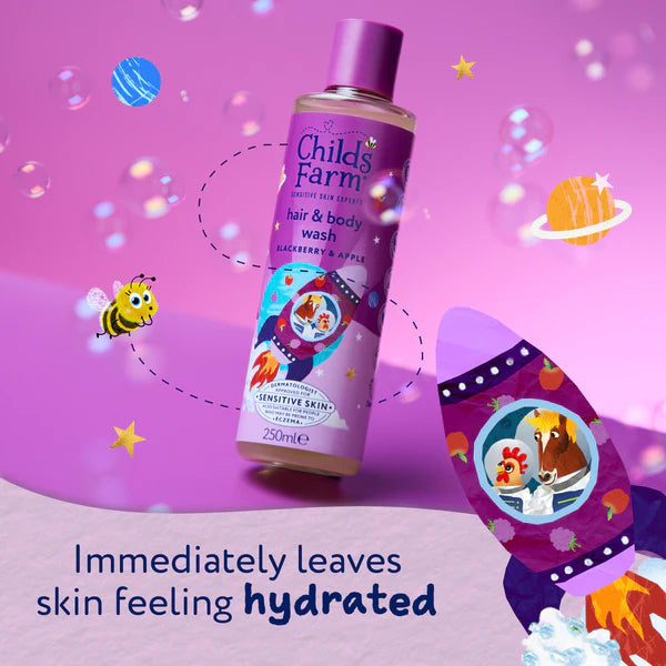 Childs Farm Hair & Body Wash- Blackberry & Apple 250ml