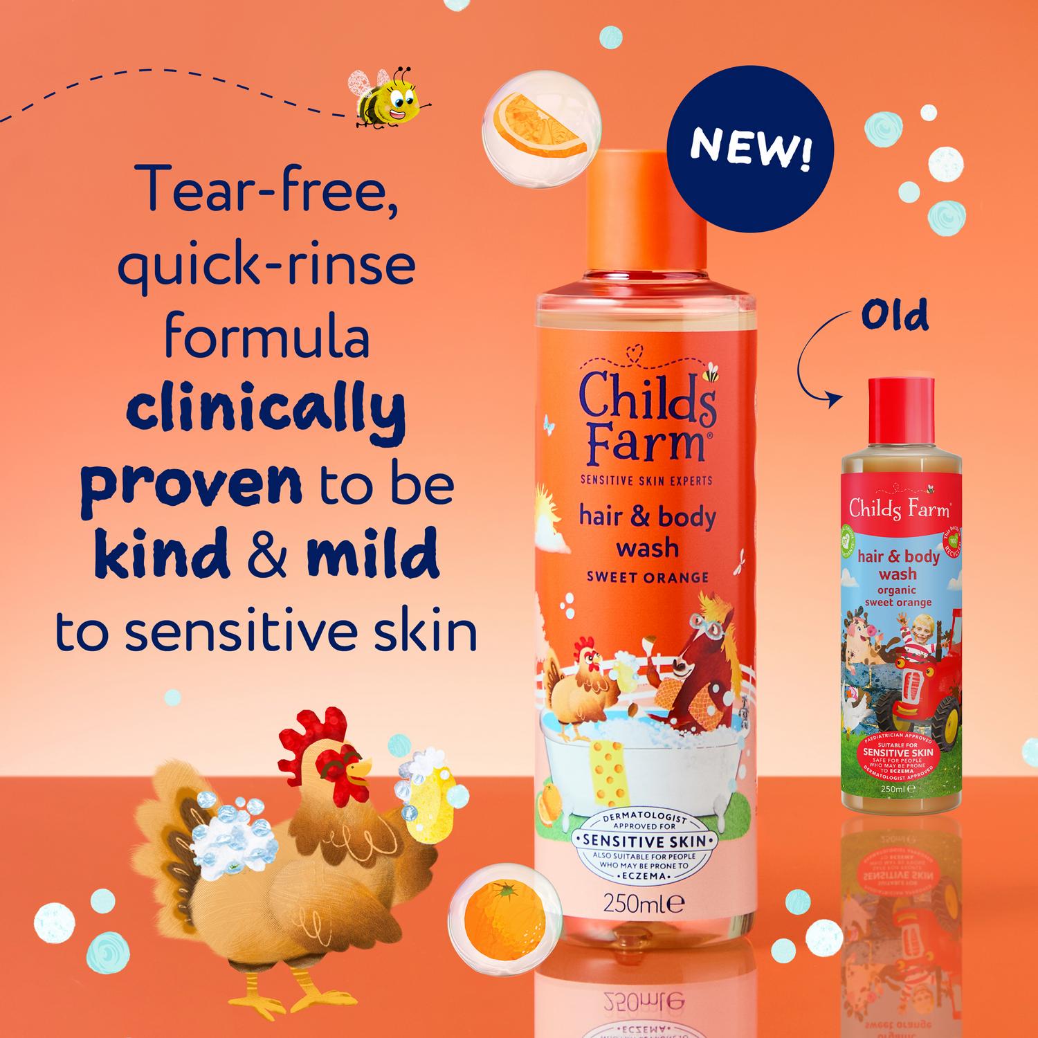 Childs Farm Hair & Body Wash- Sweet Orange 250ml