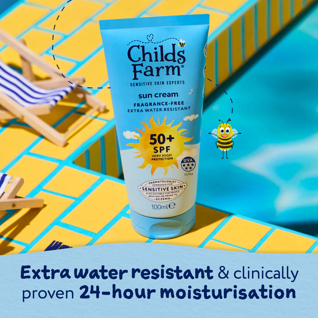 Childs Farm Sun Cream for Sensitive Skin SPF50+ 100ml