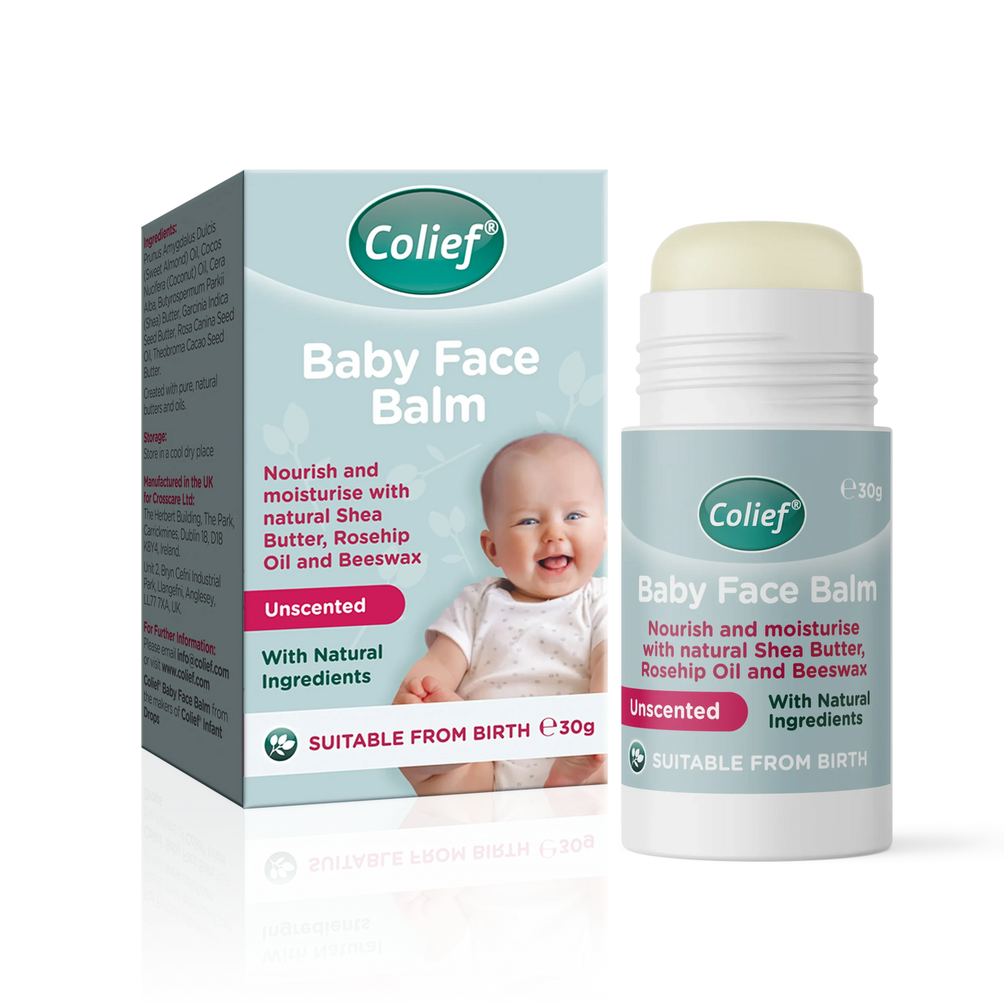 Colief Baby Face Balm Stick 30g (Unscented)