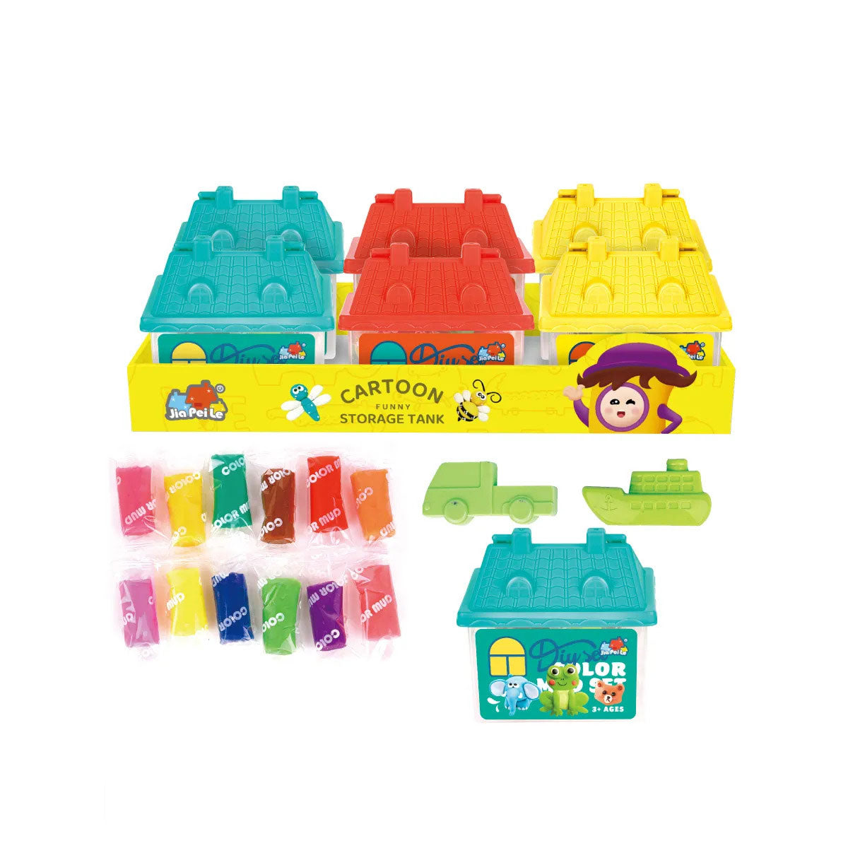 Color Mud House Set DIY (5838-205) 3+Yeras