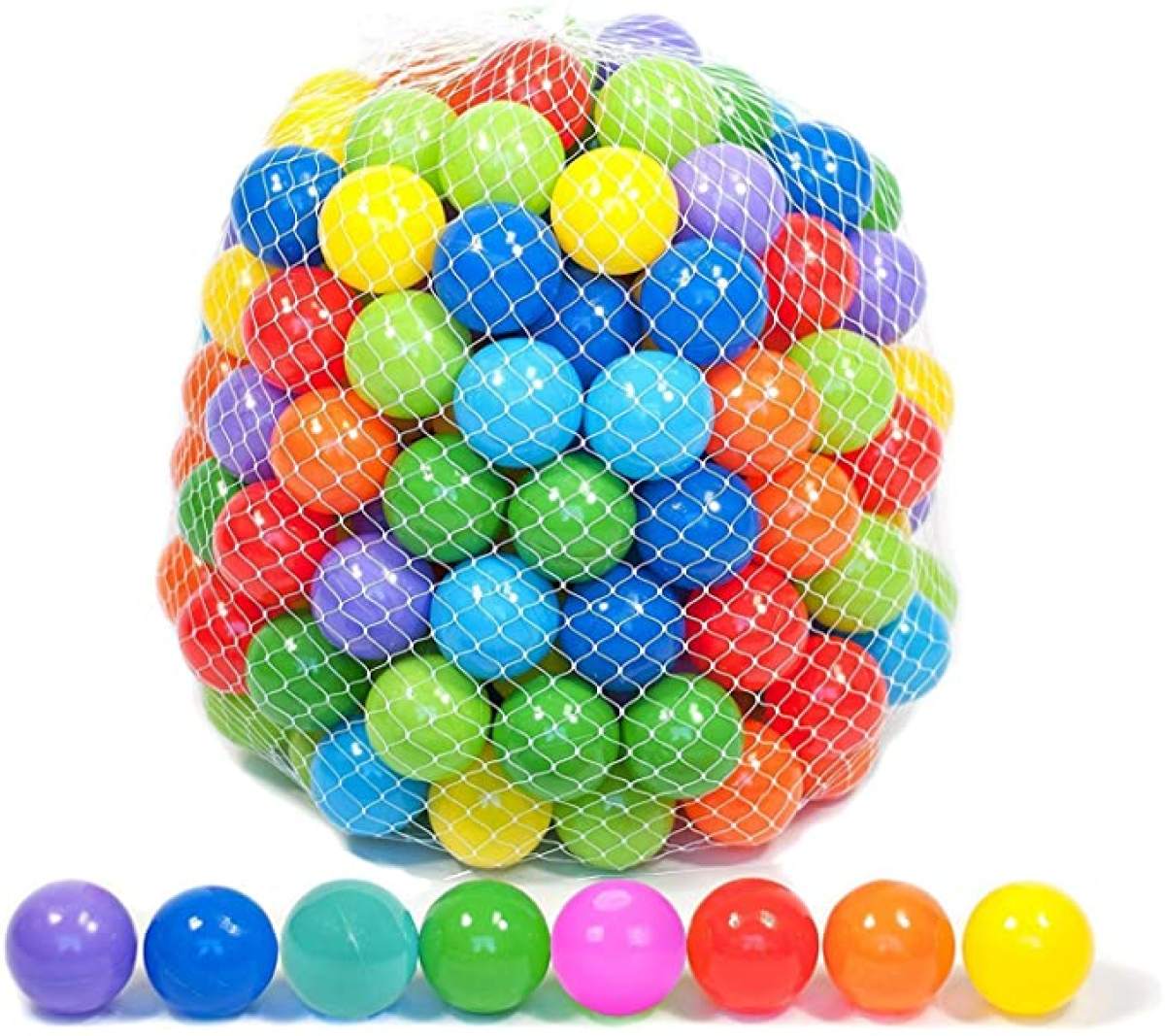 Colored Plastic Kids Balls 10 pcs