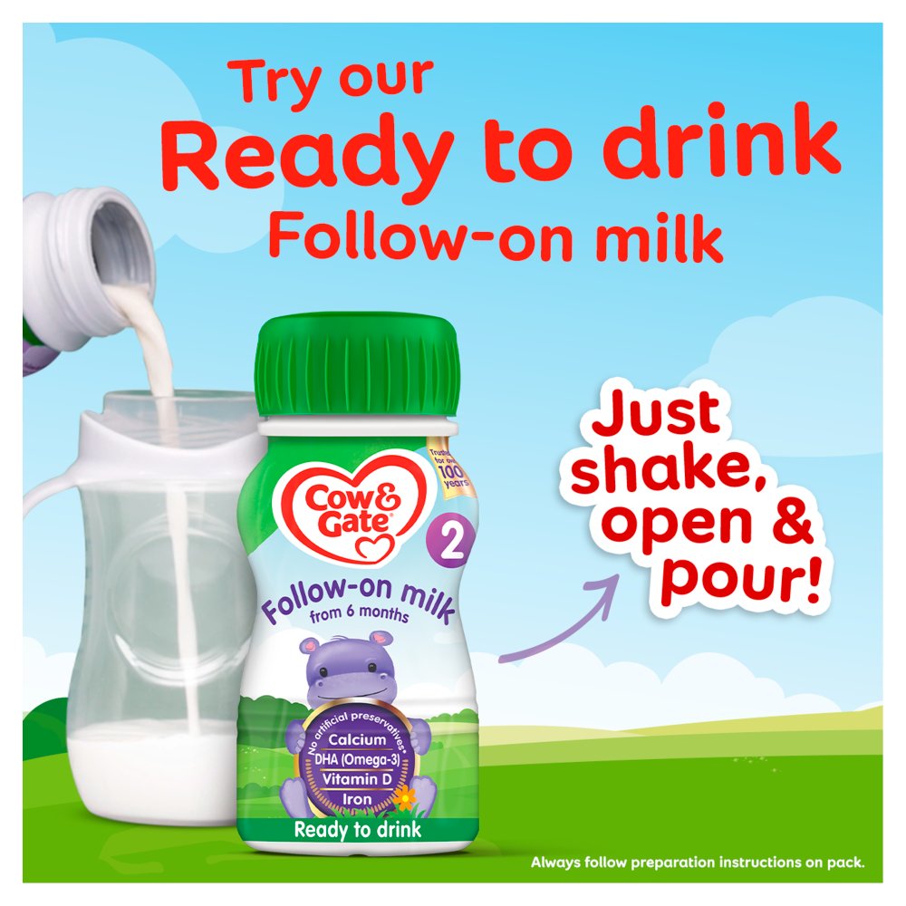 Cow & Gate 2 Follow-On Milk Ready to Drink 200ml