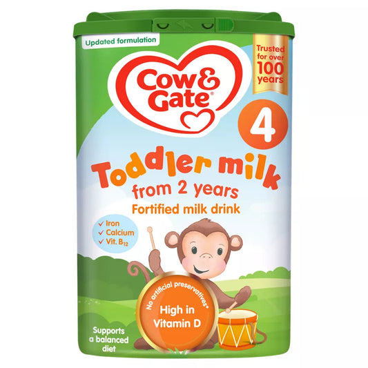 Cow & Gate 4 Toddler Baby Milk Powder (From 2-3 Years) 800g