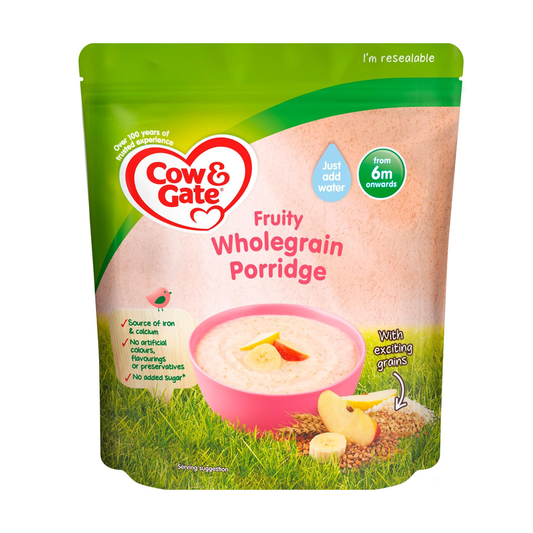 Cow & Gate Fruity Wholegrain Porridge (6+ Months) 125g