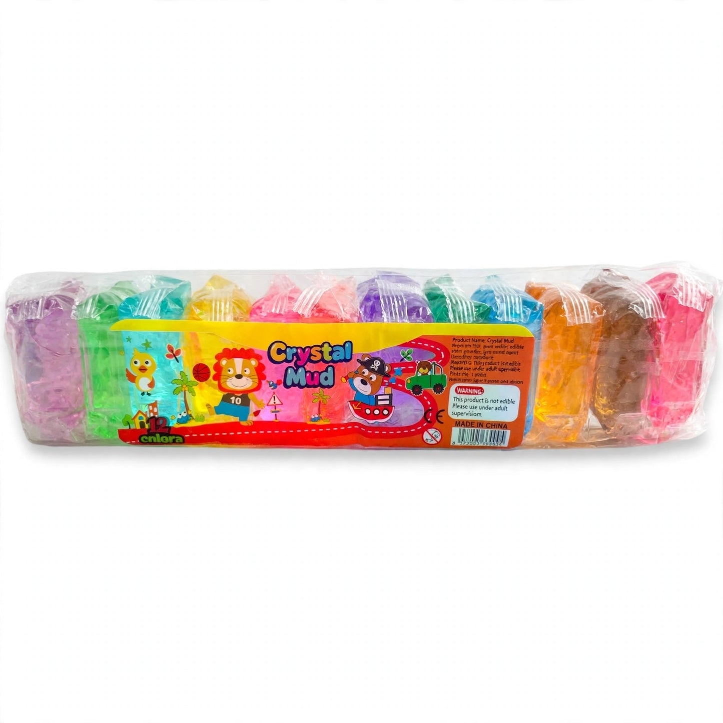 Crystal Mud Slime Set (12 Pieces Pack)