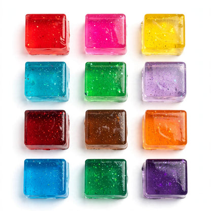 Crystal Mud Slime Set (12 Pieces Pack)