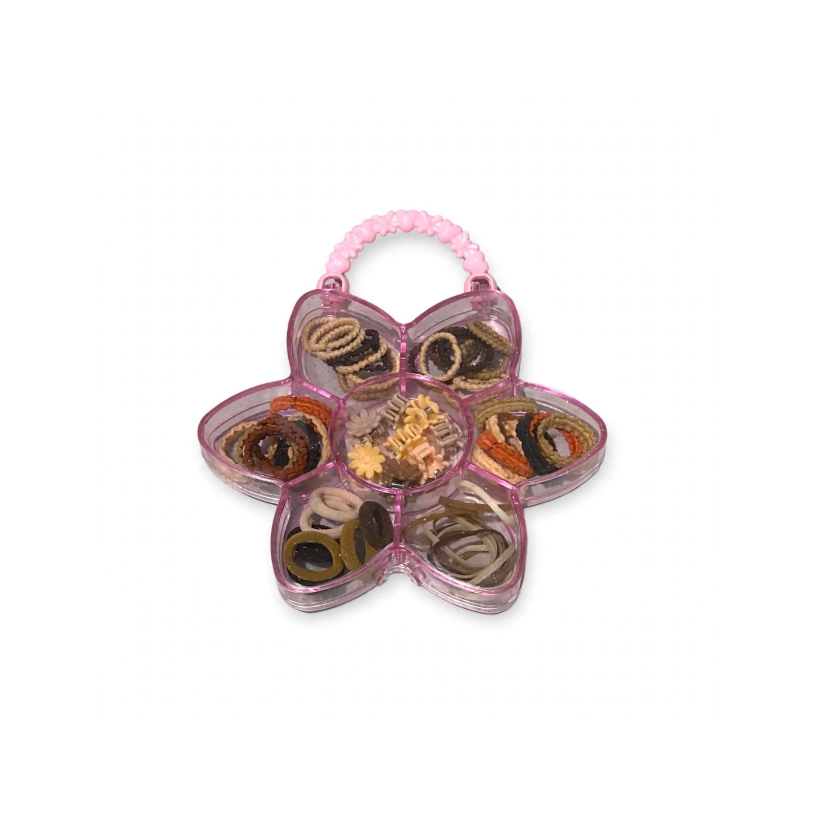 Cute Flower-Shaped Baby Hair Band Gift Box Set (3Y+)-Neutral Tones