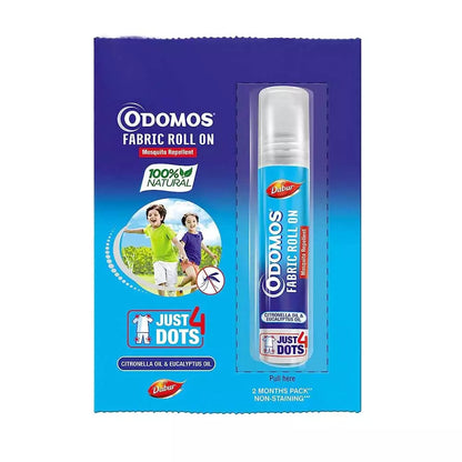 Dabur Odomos Mosquito Repellent Fabric Roll On 8ml