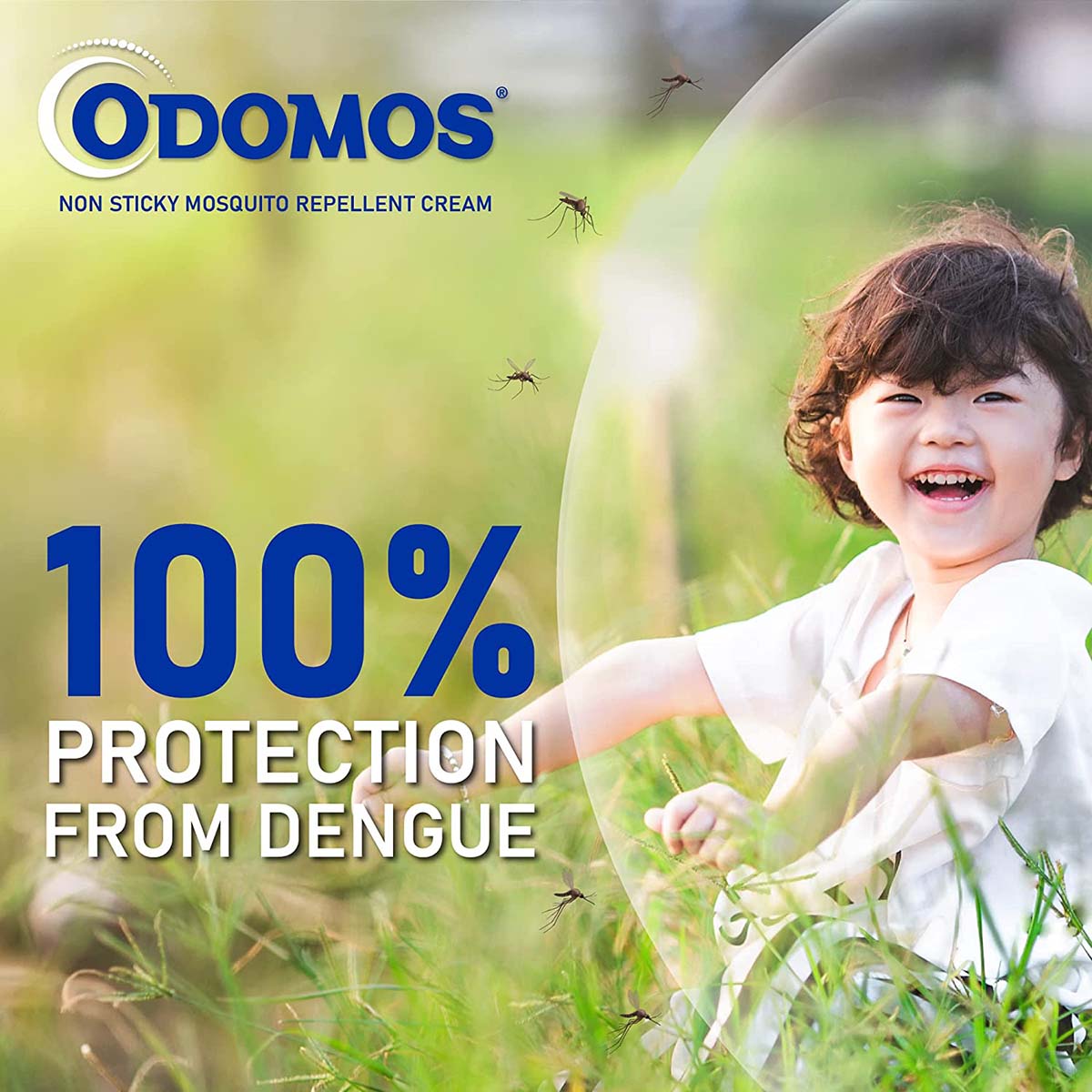 Dabur Odomos Non-Sticky Mosquito Repellent Cream 100g