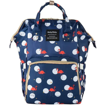 Diaper Bag Backpack Duck Navy Blue