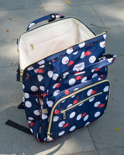 Diaper Bag Backpack Duck Navy Blue
