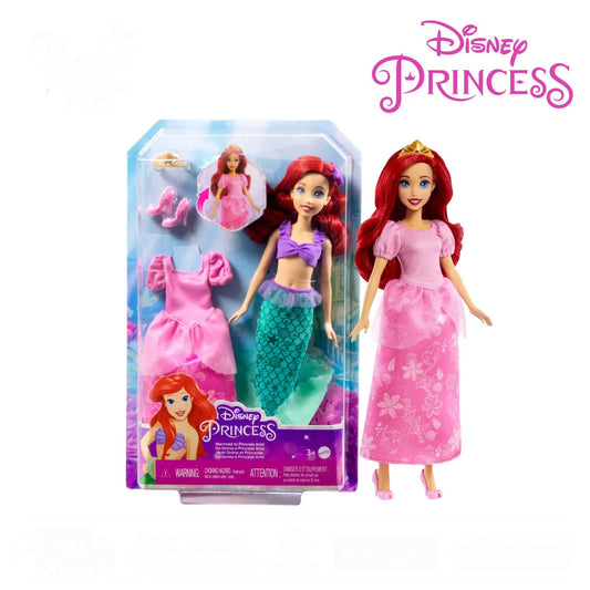 Disney HMG49 Princess Ariel 2-In-1 Mermaid To Princess Doll