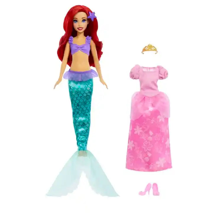 Disney HMG49 Princess Ariel 2-In-1 Mermaid To Princess Doll