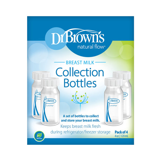 Dr. Brown's Breast Milk Collection Bottles 120ml- Pack Of 4