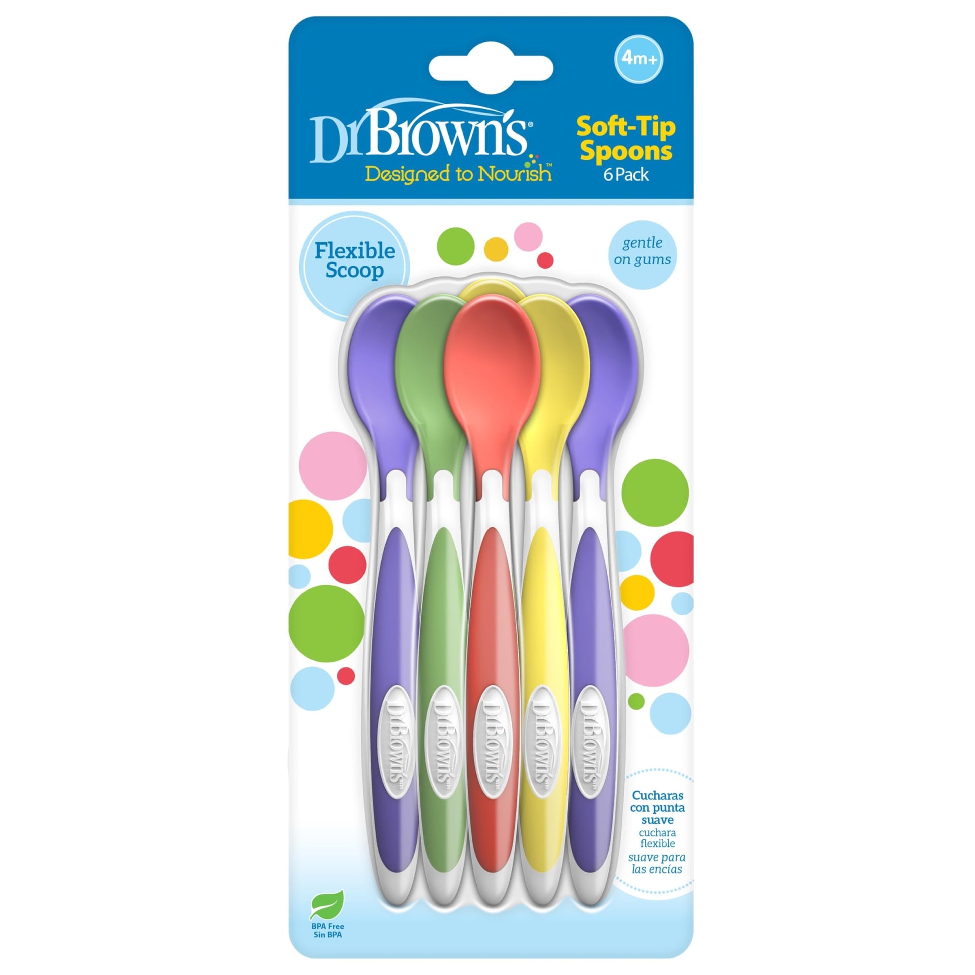 Dr. Brown's Soft Tip Spoon (4m+) Pack Of 6