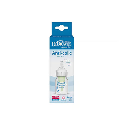 Dr. Brown's Anti-Colic Narrow-Neck Baby Bottle (0m+)- 60ml