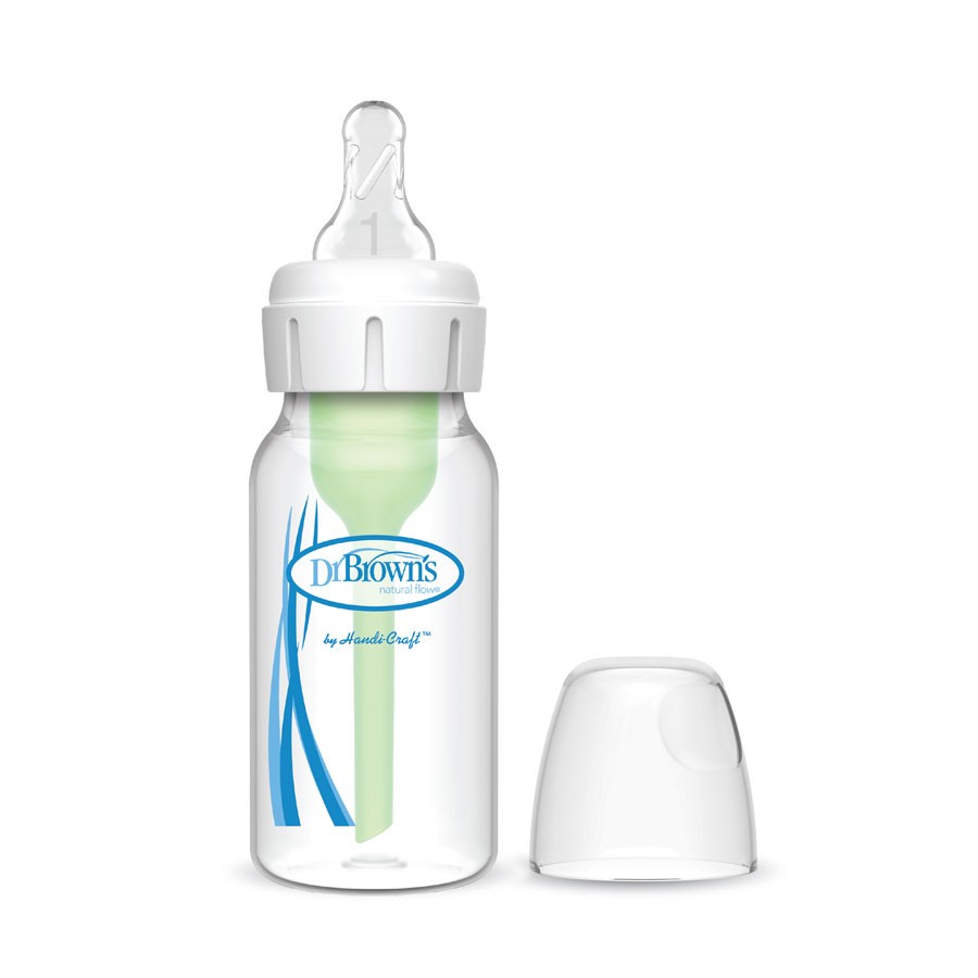 Dr Brown's Natural Flow Anti-Colic Options+ Narrow Bottle Level 1 (0m+) 120ml