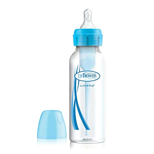 Dr Brown's Options+ Anti-Colic Feeding Bottle Level 1 (0m+) 250ml- Blue