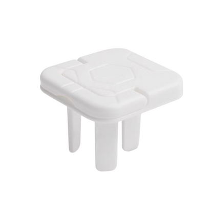 Dummy Socket Blocker Plug Guard 3 Pin Round-White