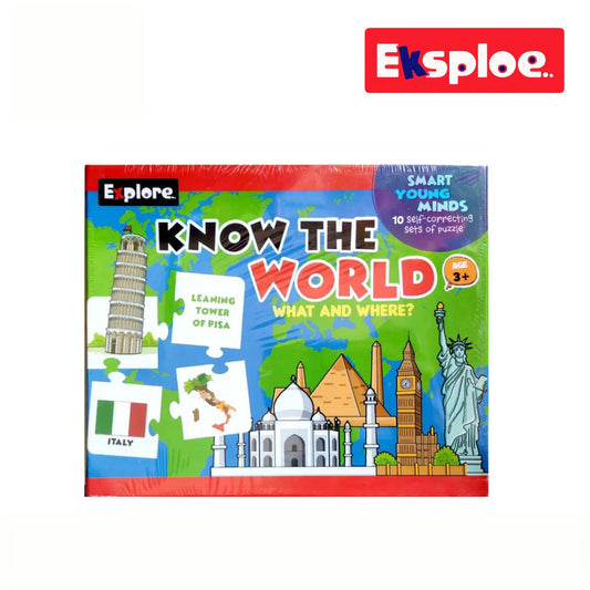 EKSPLOE 13008 Know The World Puzzle (3Y+)