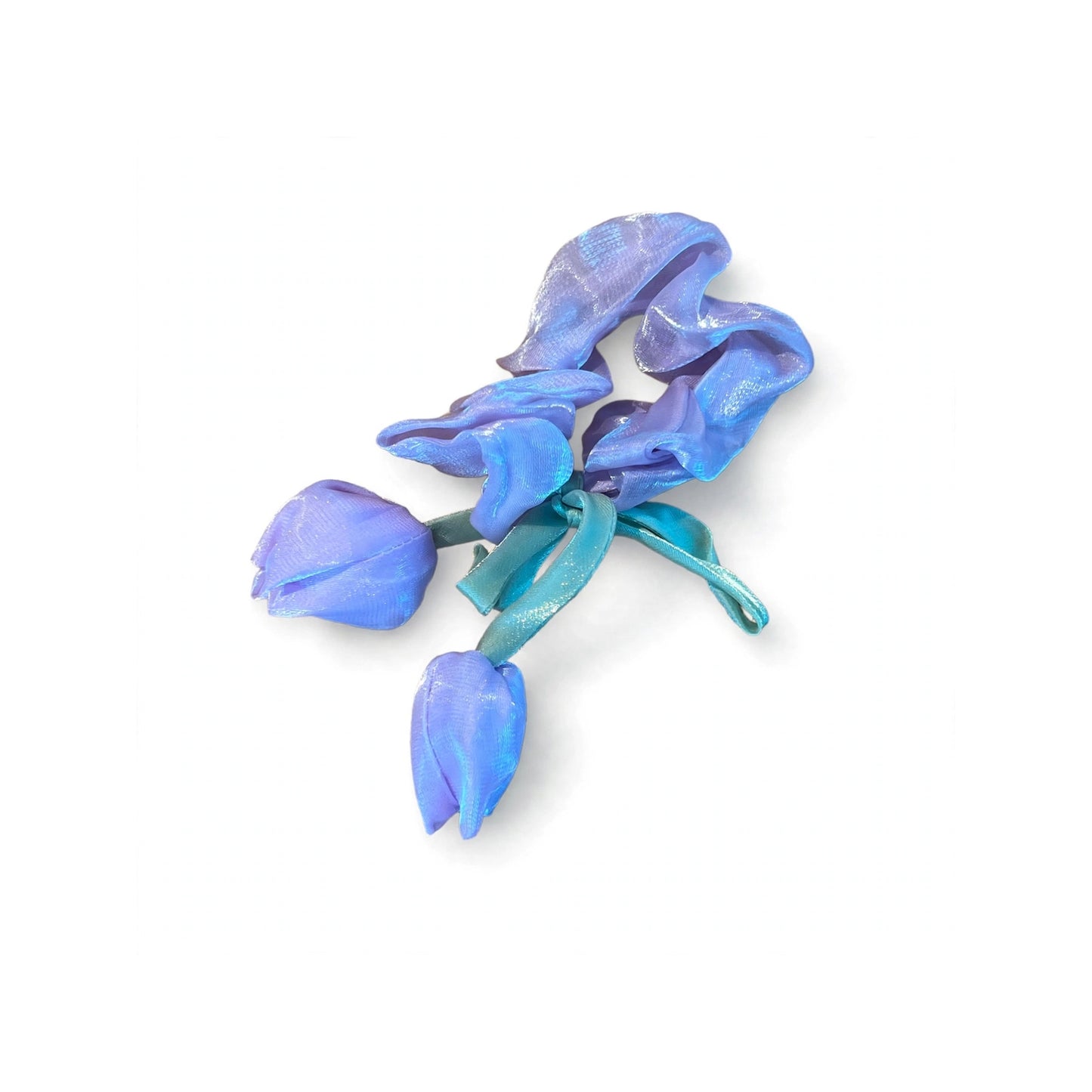 Elegant Tulip Charm Hair Scrunchie (Random)